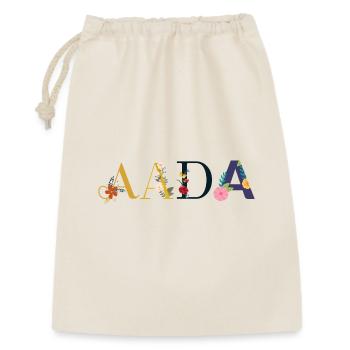 AADA Name Decorated with Flowers - Gift Bag 30 x 45 cm - nature - Front