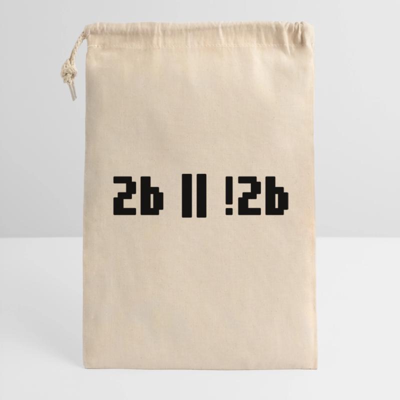 2b or not 2b – Shakespeare Hamlet Programmer Gift Bag 30 x 45 cm