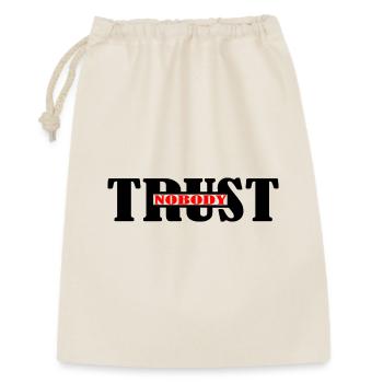Trust nobody - Gift Bag 30 x 45 cm - nature - Front