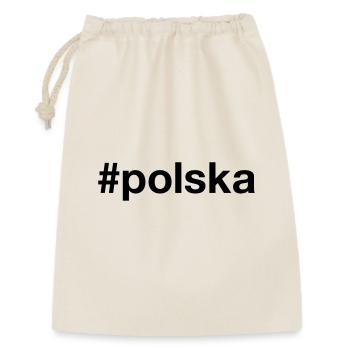 POLSKA Hashtag - POLEN - POLAND - Gift Bag 30 x 45 cm - nature - Front