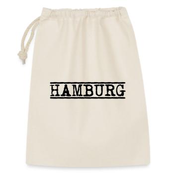 Hamburg – Vintage Stamp City Design - Gift Bag 30 x 45 cm - nature - Front