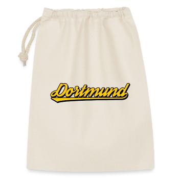 Dortmund Lettering Yellow Black - Gift Bag 30 x 45 cm - nature - Front