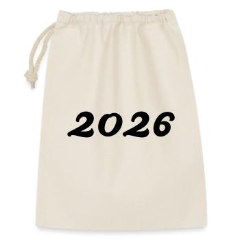 2026 - Sac cadeau 30 x 45 cm - nature - Devant