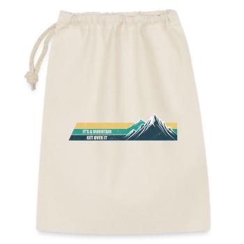 Sommet de la montagne Surmontez-le - Sac cadeau 30 x 45 cm - nature - Devant