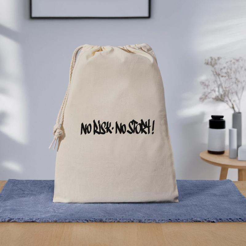 Pas de risque, pas de devise de l’histoire Sac cadeau 30 x 45 cm