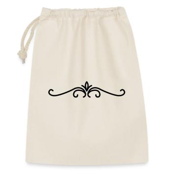 Ornement aux lignes courbes - Sac cadeau 30 x 45 cm - nature - Devant