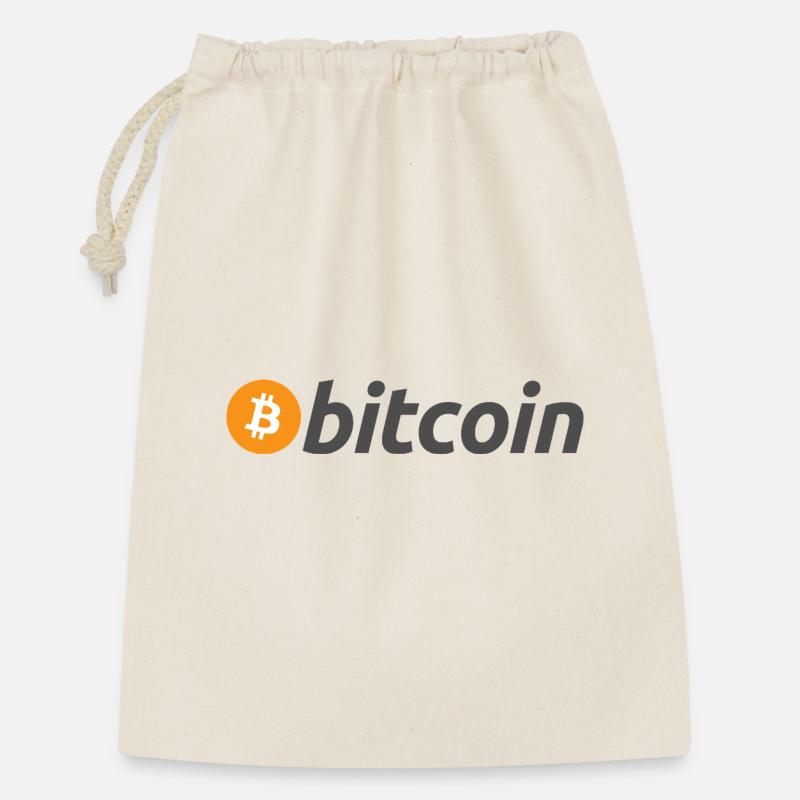 Le bitcoin - Sac cadeau 30 x 45 cm - nature