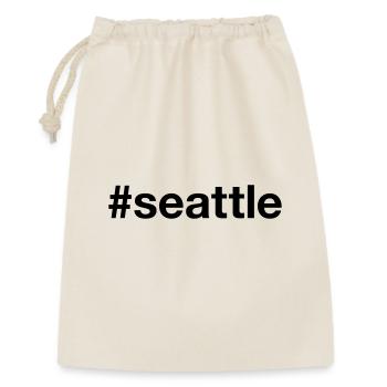 SEATTLE Hashtag Grunge - Gift Bag 30 x 45 cm - nature - Front