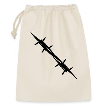Barbed wire coupling piece - Gift Bag 30 x 45 cm - nature - Front