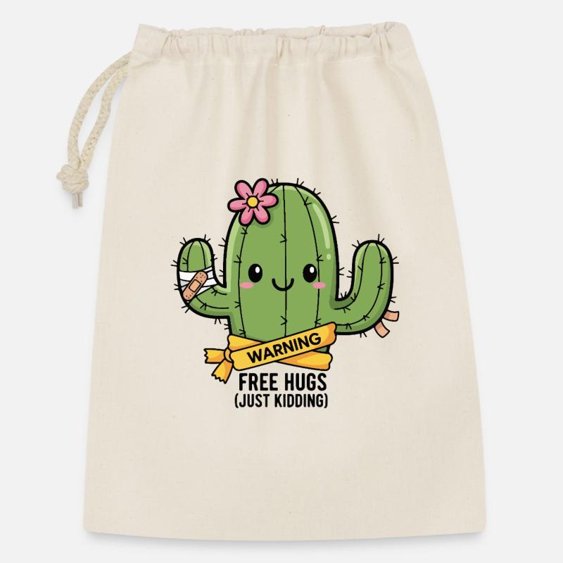 Spiky Hugs - Gift Bag 30 x 45 cm - nature