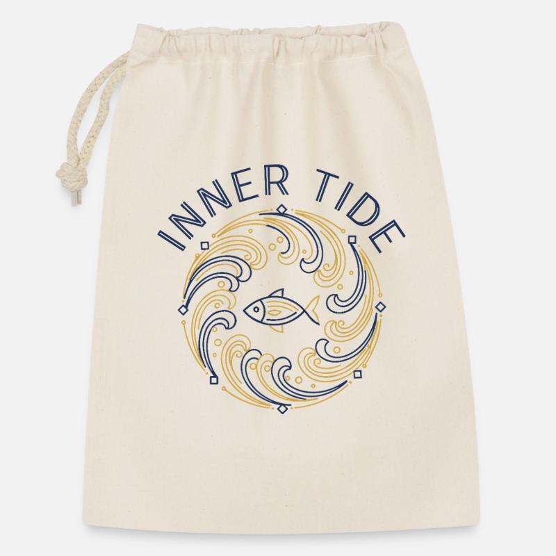 Rivière à marée intérieure - Sac cadeau 30 x 45 cm - nature