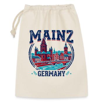 Mainz Germany Cathedral Rhine River Emblem - Geschenkbeutel aus Baumwolle (30 x 45 cm) - Natur - Vorne