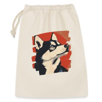 Husky - Gift Bag 30 x 45 cm - nature - Front