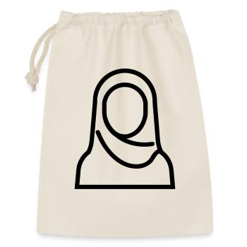 Muslim woman - Gift Bag 30 x 45 cm - nature - Front