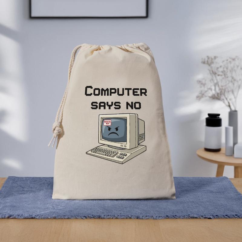 Retro Computer 404 Error Gift Bag 30 x 45 cm