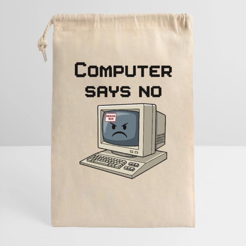 Retro Computer 404 Error Gift Bag 30 x 45 cm