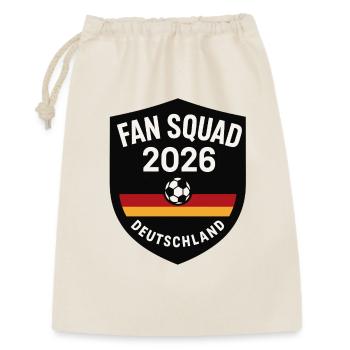World Champion Fan Squad 2026, Germany Football - Gift Bag 30 x 45 cm - nature - Front
