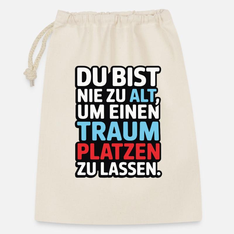 Never Too Old Dream Burst Design - Gift Bag 30 x 45 cm - nature