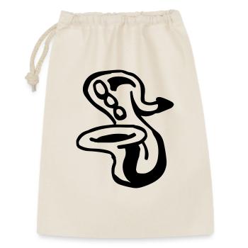 Saxophone - Sac cadeau 30 x 45 cm - nature - Devant