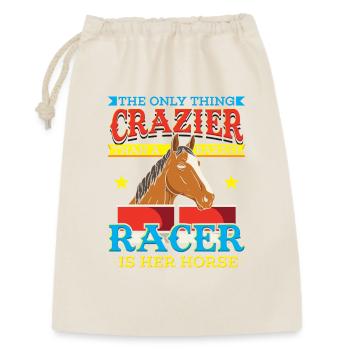 The Only Thing Crazier Than a Barrel Racer Design - Geschenkbeutel aus Baumwolle (30 x 45 cm) - Natur - Vorne
