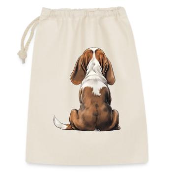 Basset Hound - Gift Bag 30 x 45 cm - nature - Front