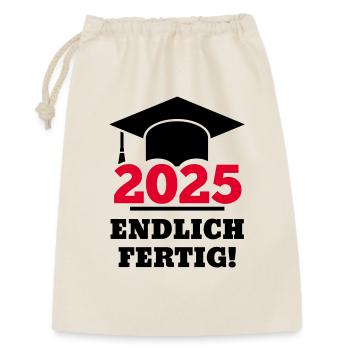 Le chapeau de doctorat 2025 est enfin terminé : cadeau aux étudiants - Sac cadeau 30 x 45 cm - nature - Devant