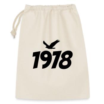 Graphique Eagle vintage 1978 - Sac cadeau 30 x 45 cm - nature - Devant