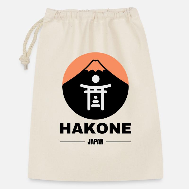 Hakone - Fuji - Japan - Geschenkbeutel aus Baumwolle (30 x 45 cm) - Natur