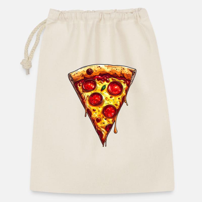 Pizza - Gift Bag 30 x 45 cm - nature