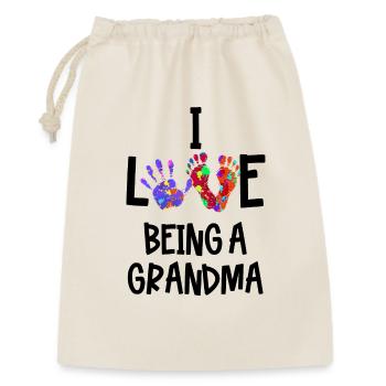 Grandma Statement Grandmother Pensioner Old Woman - Gift Bag 30 x 45 cm - nature - Front