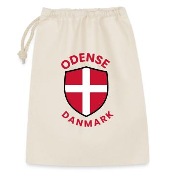 Odense Denmark Flag Crest - Gift Bag 30 x 45 cm - nature - Front
