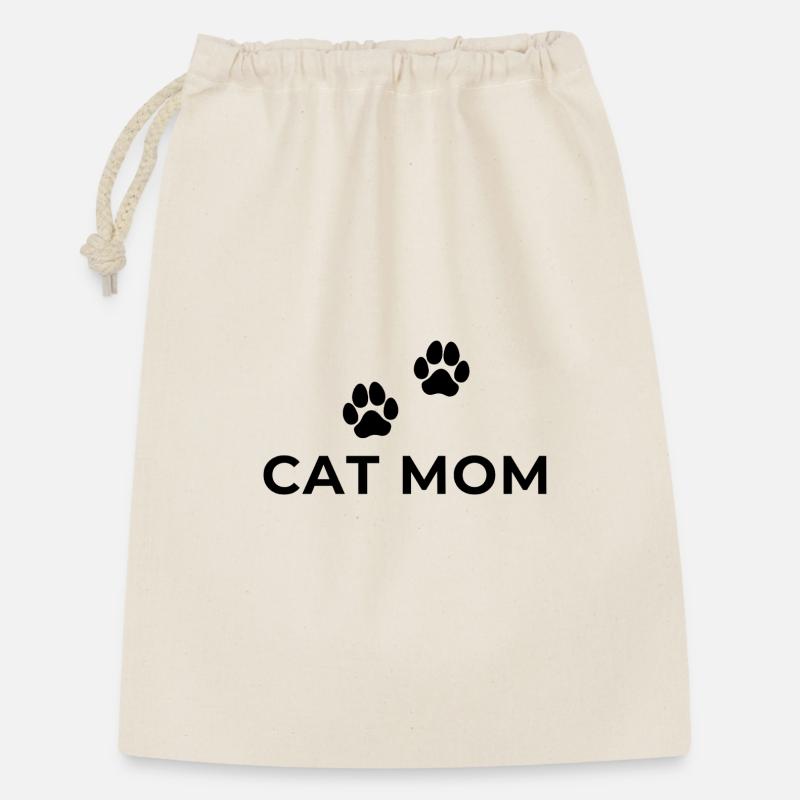 Cat Mom - Cat Mom / Design with Paws - Gift Bag 30 x 45 cm - nature