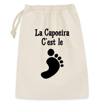 Capoeira is the Foot - Gift Bag 30 x 45 cm - nature - Front