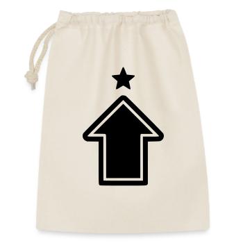 Arrow Rise Icon - Gift Bag 30 x 45 cm - nature - Front