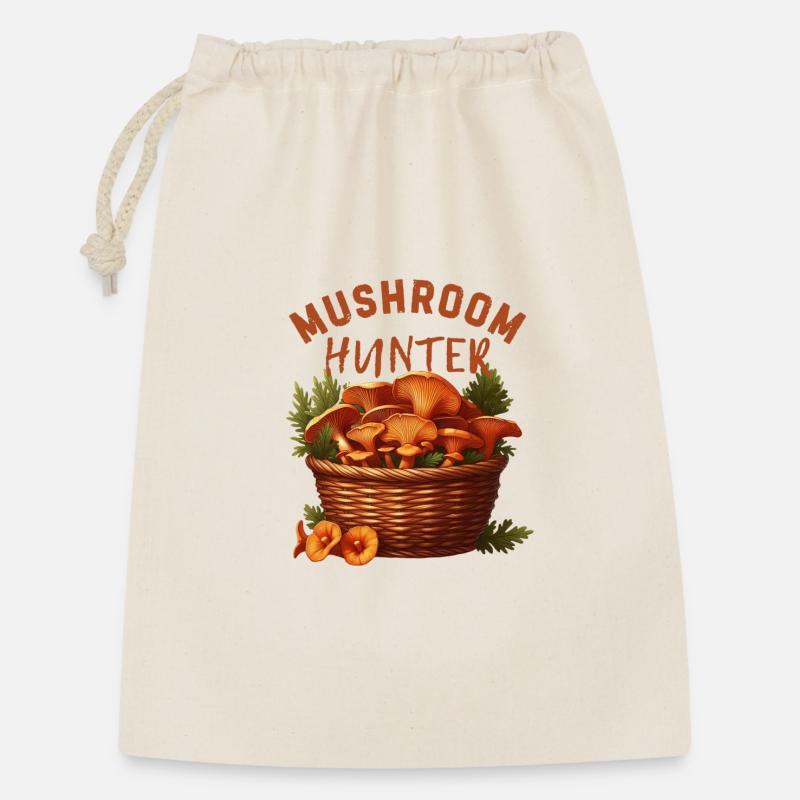 Chasseur de champignons - Sac cadeau 30 x 45 cm - nature