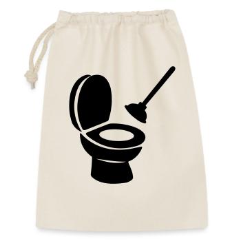 Toilet with unblocker - Gift Bag 30 x 45 cm - nature - Front