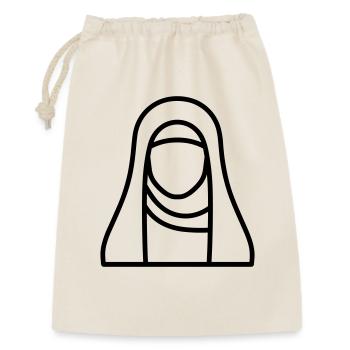 Muslim woman - Gift Bag 30 x 45 cm - nature - Front
