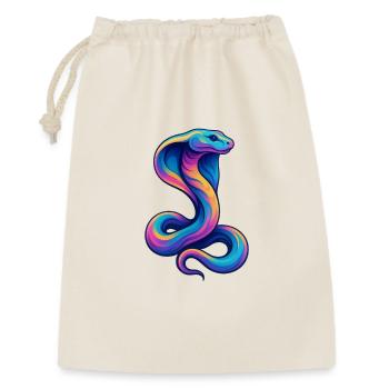 Colored snake in neon palette - Gift Bag 30 x 45 cm - nature - Front
