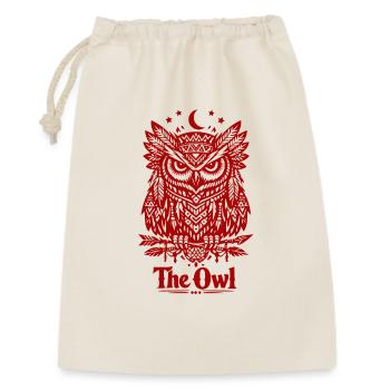 La chouette - Sac cadeau 30 x 45 cm - nature - Devant