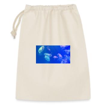 Motif de méduse bleue - Sac cadeau 30 x 45 cm - nature - Devant