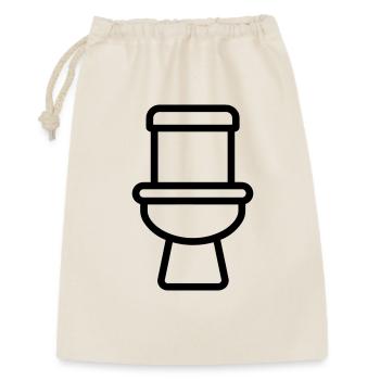 toilet - Gift Bag 30 x 45 cm - nature - Front
