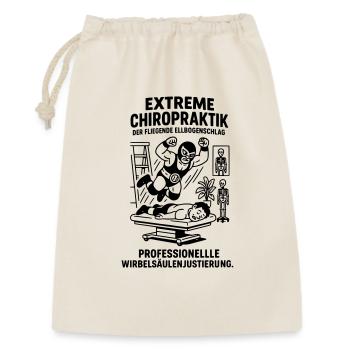 Physio Chiropraktiker Witzig Wrestling - Geschenkbeutel aus Baumwolle (30 x 45 cm) - Natur - Vorne