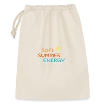 Soft Summer Energy Shirt – Aesthetic Vibes - Sac cadeau 30 x 45 cm - nature - Devant
