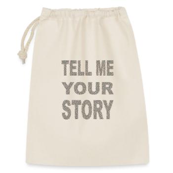 tell me your story - Gift Bag 30 x 45 cm - nature - Front