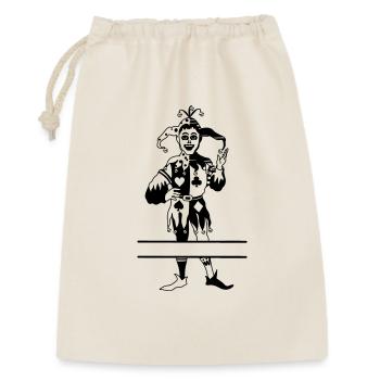 Spielkarten-Joker-Banner - Geschenkbeutel aus Baumwolle (30 x 45 cm) - Natur - Vorne