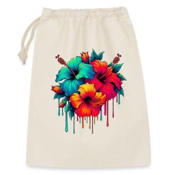 Hibiscus Flowers - Gift Bag 30 x 45 cm - nature - Front