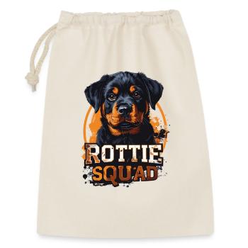Rottie Squad – Strong Rottweiler design - Gift Bag 30 x 45 cm - nature - Front