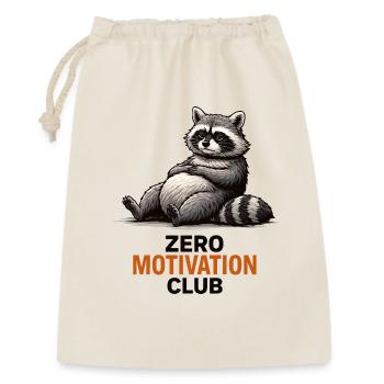 Zero Motivation Waschbärclub - Geschenkbeutel aus Baumwolle (30 x 45 cm) - Natur - Vorne