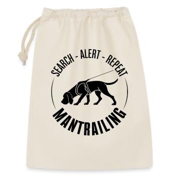 Bloodhound Mantrailing Dog Sport Search Dogs Dogs - Gift Bag 30 x 45 cm - nature - Front