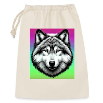 Wolf - Gift Bag 30 x 45 cm - nature - Front